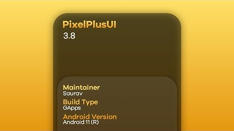 Pixel Plus UI v3.8 Android 11 Review on Mi A1