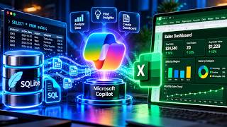Automate Excel : Connecting SQLite with Power Query & Copilot AI - EP5