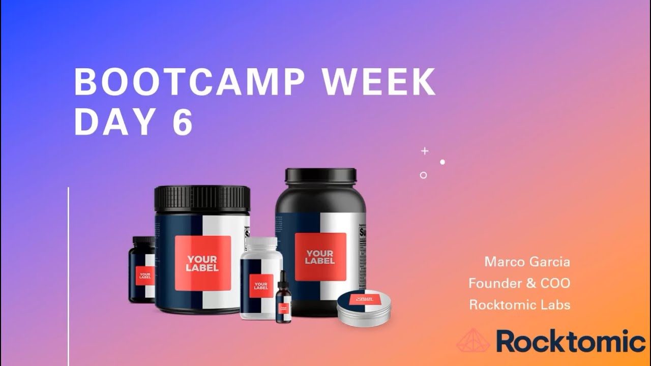 Bootcamp Week Day 6 - YouTube