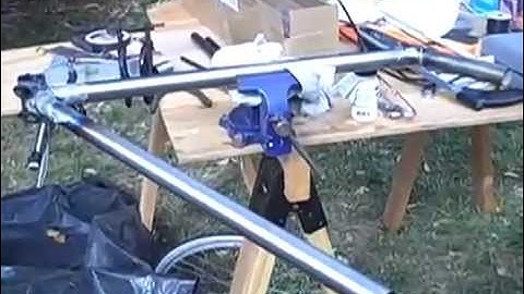 lugged bicycle frame construction part 1/3