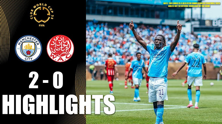 Manchester City vs Wydad Casablanca LIVE | FIFA Club World Cup | Round 1 | Match LIVE Today!