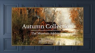 Vintage Autumn Landscape • Vintage Art for TV • 2 hours of steady painting • Autumn Ambience