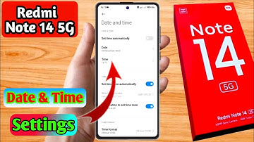 how to set date and time in redmi note 14 5g | redmi note 14 5g me date and time set kaise kare