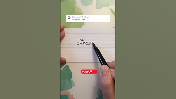 Omer - Write Your Name in Cursive