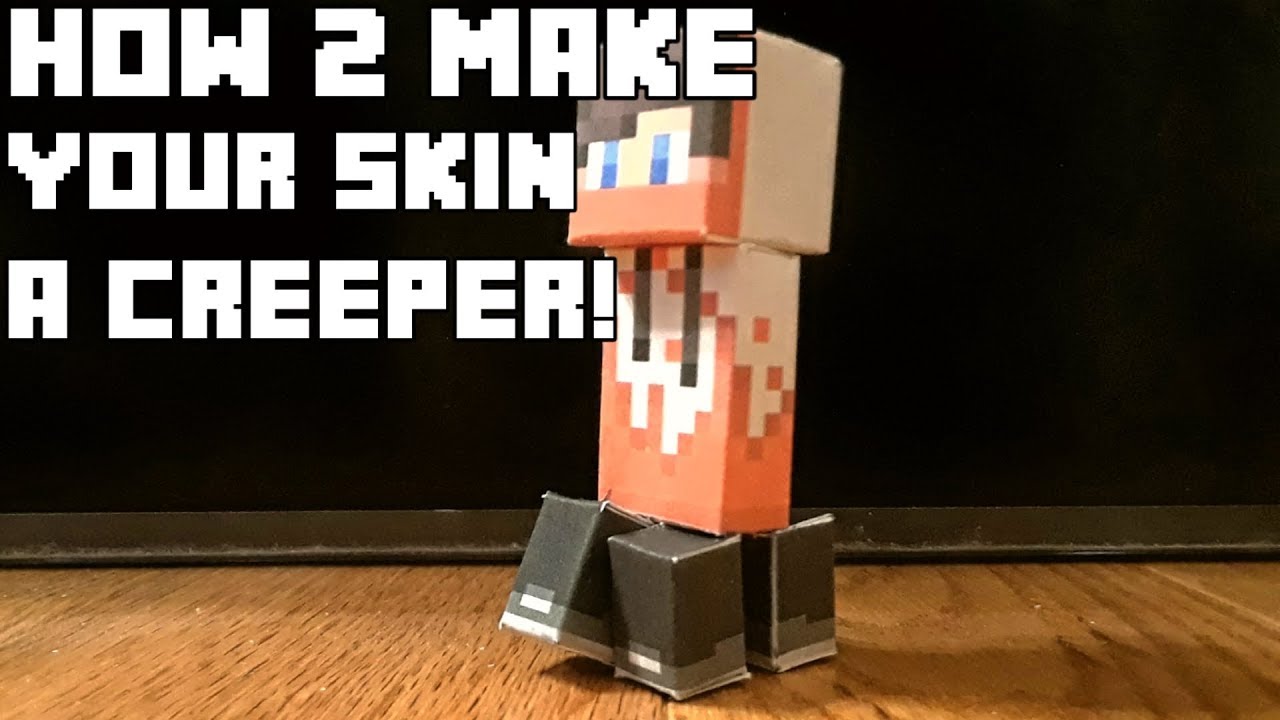 Minecraft Papercraft Creeper Skins