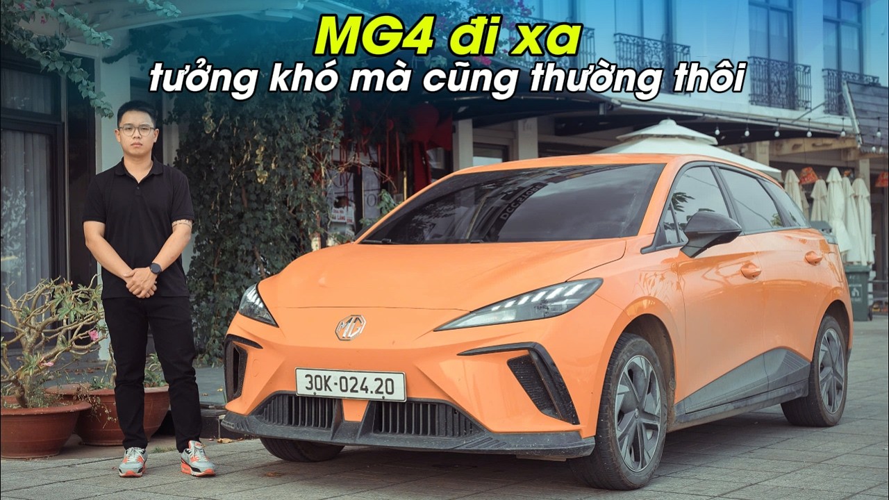 Đi xa với xe điện không trạm sạc công cộng như MG4, may quá lại không thấy vấn đề lắm! | WhatcarVN