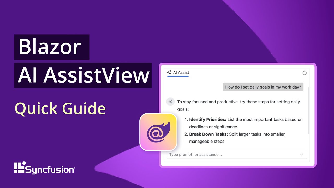 Blazor AI AssistView: The Ultimate Feature Walkthrough - YouTube