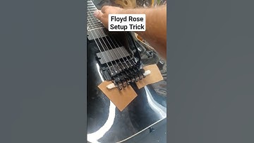 Floyd Rose setup Trick #guitar #floydrose #luthier #guitartech #guitarsetup #guitarmd