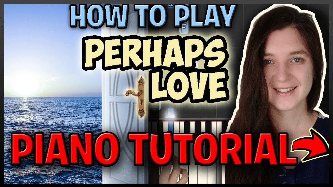 How To Play "PERHAPS LOVE" by John Denver Easy Piano (Synthesia