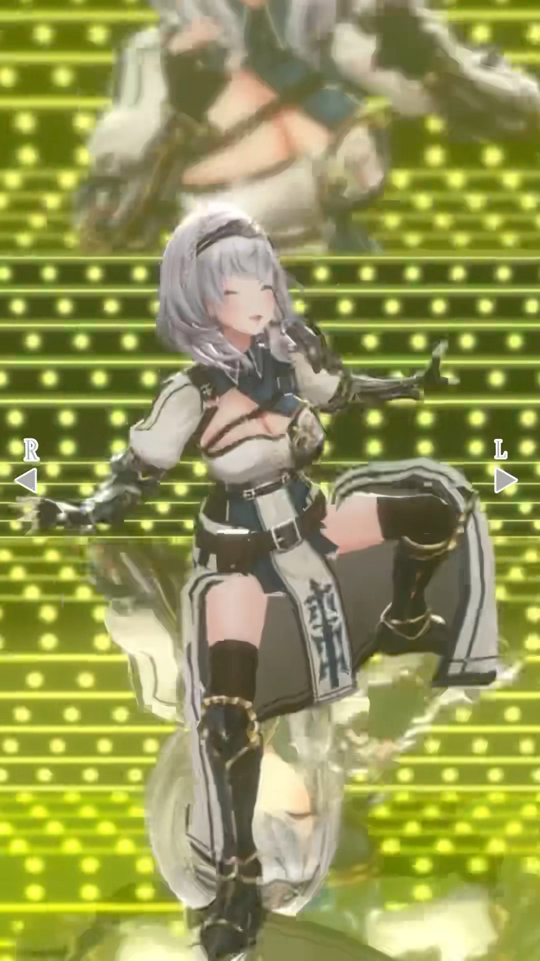 【ダンス挑戦者求むッ！】ぎゅーどんかーにばる！歌って踊ってみた(RとLはダンスの参考にしてね?)【白銀ノエル/ホロライブ】#shorts