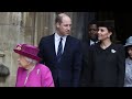 Pregnant Kate Middleton and Prince William Attend Easter Services With Queen Elizabeth