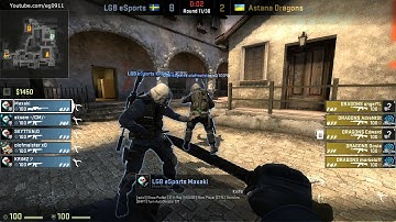 CS:GO LGB eSports V Astana Dragons Inferno MSI Beat it! 2013 European Finals