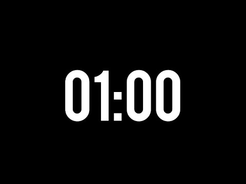 1 minute Countdown Timer - No sound