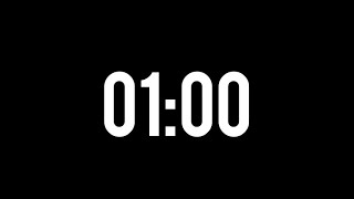 1 minute Countdown Timer - No sound