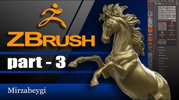 #Zbrush#tutorial#Horse#Sculpting#Timelaps- part-3