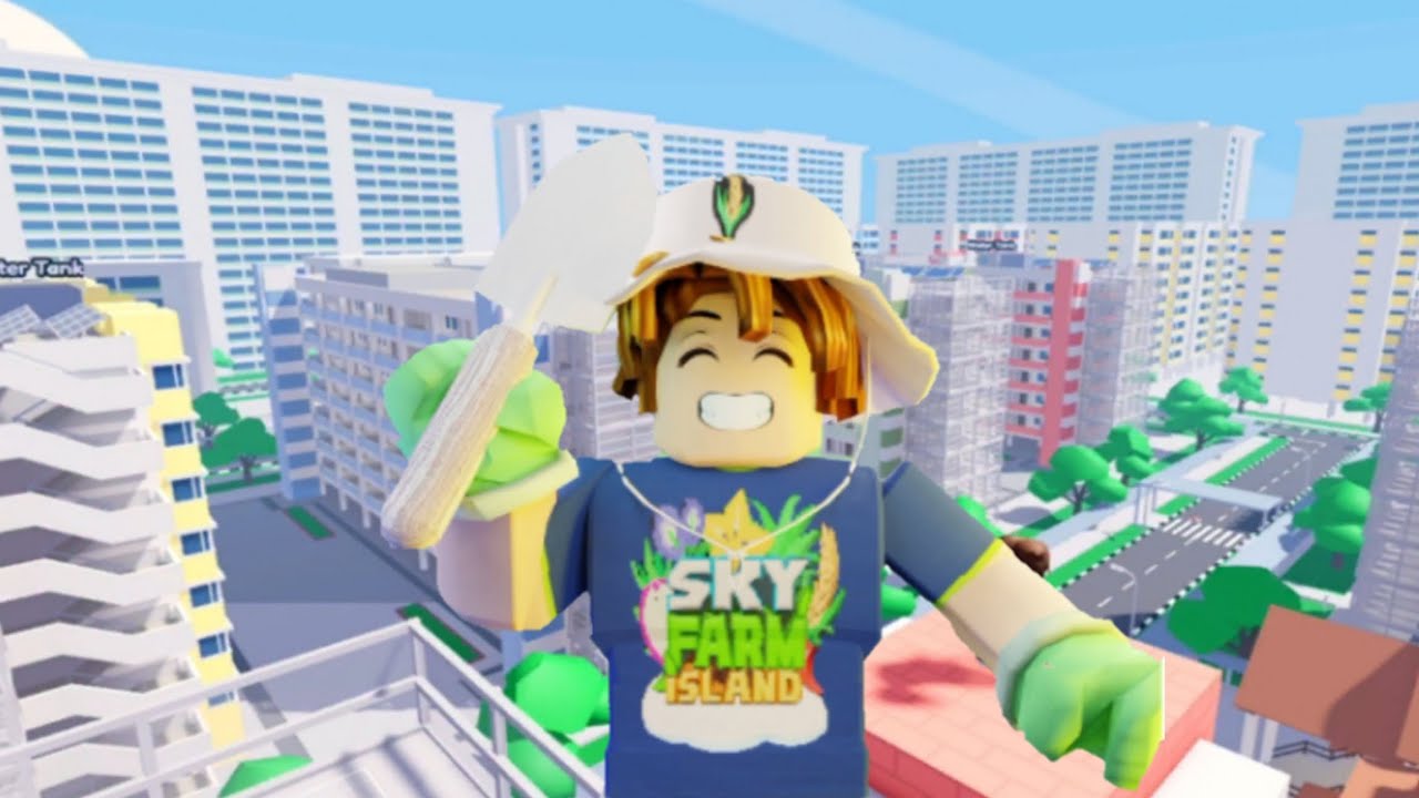 VIREI FAZENDEIRO POR 1 DIA NO ROBLOX!! (🌾Farmlands) 