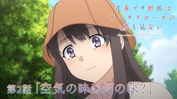 アニメ「青春ブタ野郎はサンタクロースの夢を見ない」WEB予告 | 第2話「空気の味は何の味？」