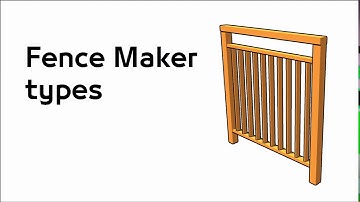 Fence-Maker Plugin for SketchUp