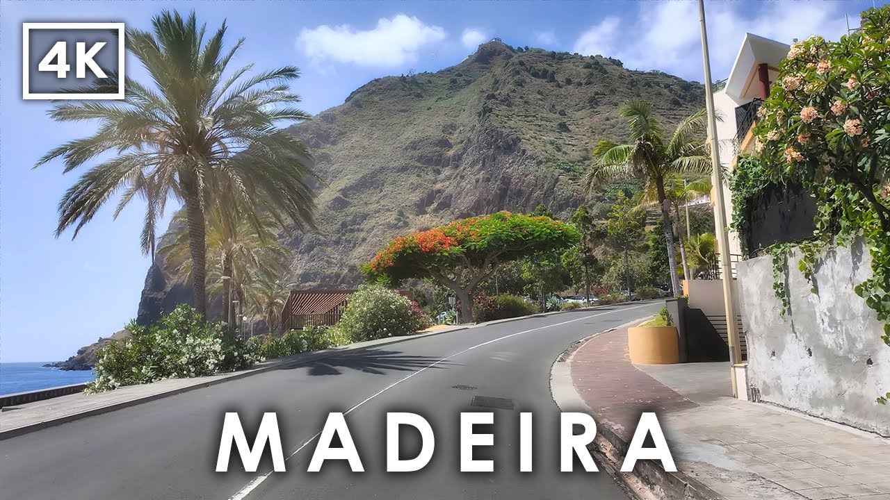 Захватывающая Прибрежная Поездка по МАДЕЙРЕ 🇵🇹 | От Понта ду Сол до Паул ду Мар (4K HDR)