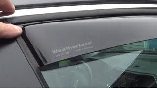 How to Install WeatherTech Side Window Deflectors on Most Vehicles  Jeep Cherokee & Grand Cherokee
