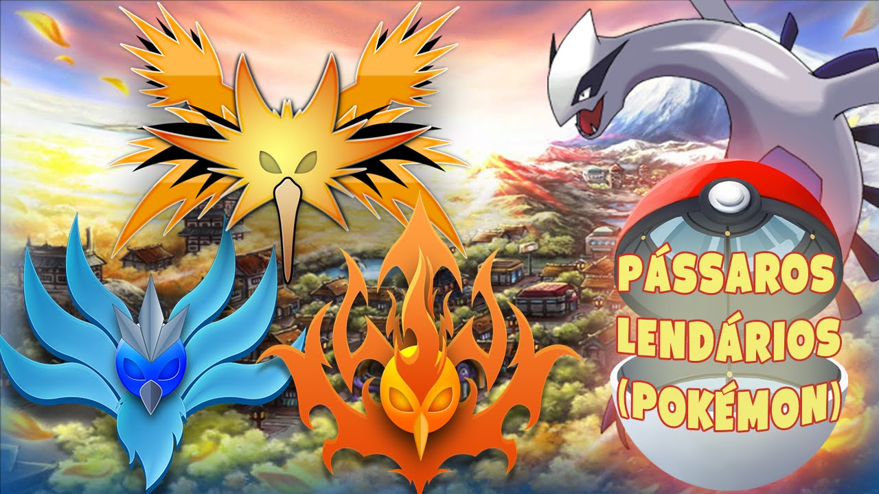 Os 5 melhores trios de Pokémon lendários da história da franquia