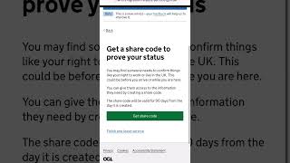 How to get share code in uk | immigration status | just in 2 mint you can get share code