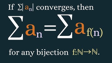 Real Analysis | Rearrangements of absolutely convergent series.