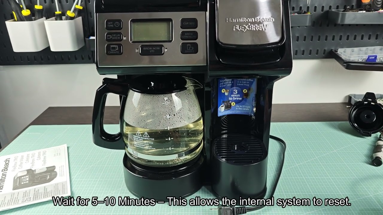 How to Reset Hamilton Beach FlexBrew Coffee Maker