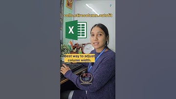Excel me column width adjust karne ka best trick | The best trick to adjust column width