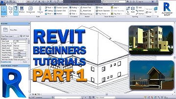 Revit - Complete Beginners Tutorials - Learn Revit Architecture in 60 minutes (Part 1)