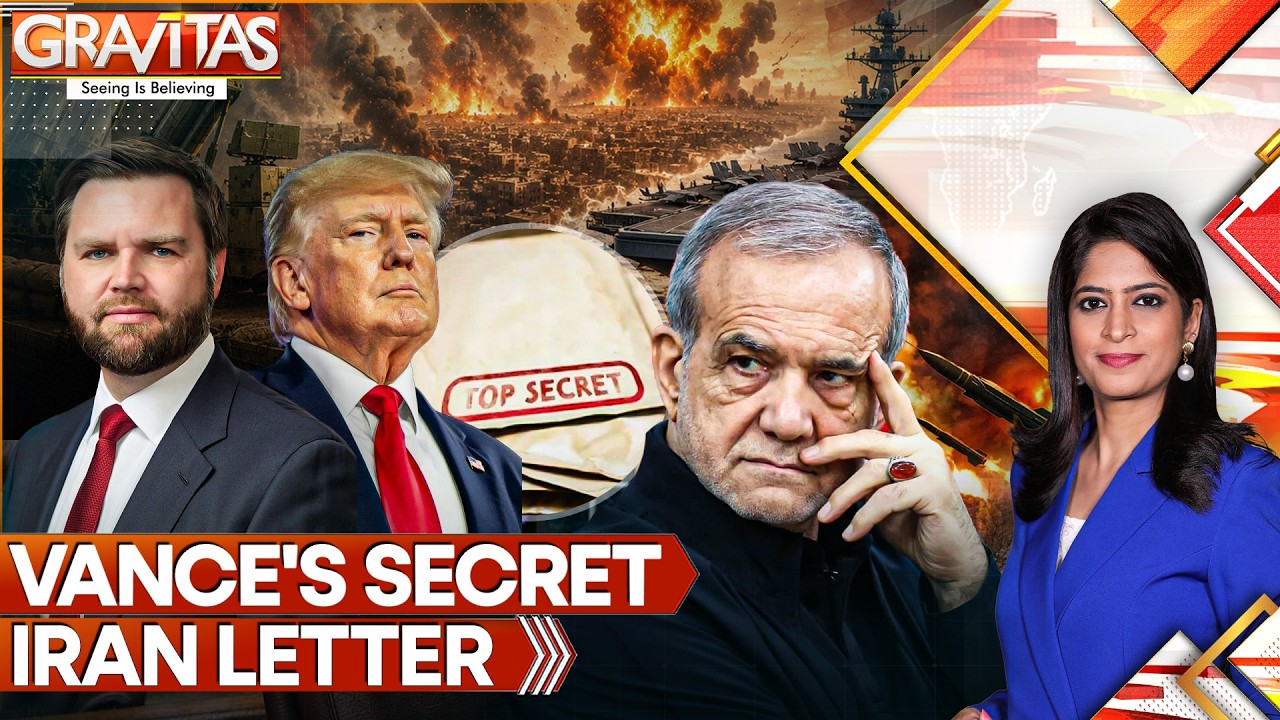 ⁣US-Iran War: Vance's Secret Iran Letter: Is Trump Preparing for Peace or War? | Gravitas