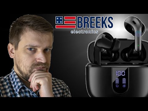 Видео: Наушники Breeks с цифровым LED дисплеем