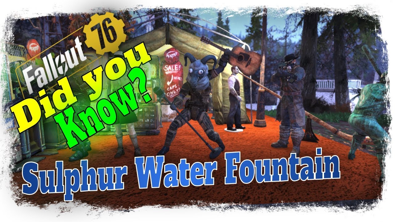 Fallout 76 Did You Know How to Cure Diseases for free? YouTube