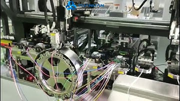 Fully Automatic Cable Two-end Housing Inserting Machine, Plastic Cable Housing Plug Crimp Machine