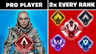 Can a Pro Player 1v2 EVERY RANK in Apex Legends