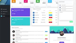 Flutter Web Admin UI