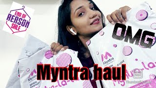 *Mini* Myntra EORS Haul 2020 || yashika poddar||