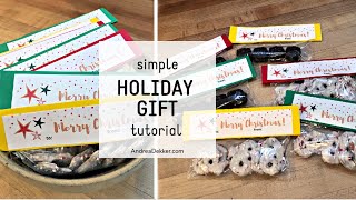 Simply Holiday Gift Tutorial (With Free Printable Gift Tags)