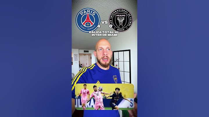 PALIZA DEL PSG AL INTER DE MESSI