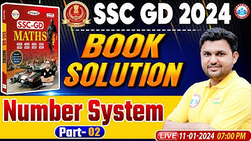 SSC GD 2024 | SSC GD Maths Chapter Wise Book Solution, Number System, Maths Solution By Rahul Sir