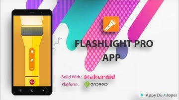 Premium Flashlight App Free AIA File | Auto Mode | SOS Feature | Makeroid | AIA | - Appy Developer