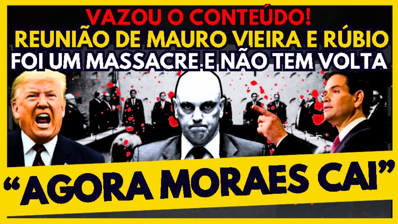🚨A VERDADE APARECEU! REUNIÃO ENTRE MAURO E RUBIO FOI TENSA E TEVE ULTIMATO SOBRE MORAES