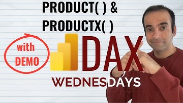 DAX Function PRODUCT & PRODUCTX | Learn How to Use PRODUCT & PRODUCTX | DAX Wednesdays #powerbi #bmw