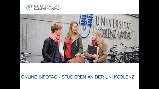 Online Info Tag - Studieren an der Uni Koblenz