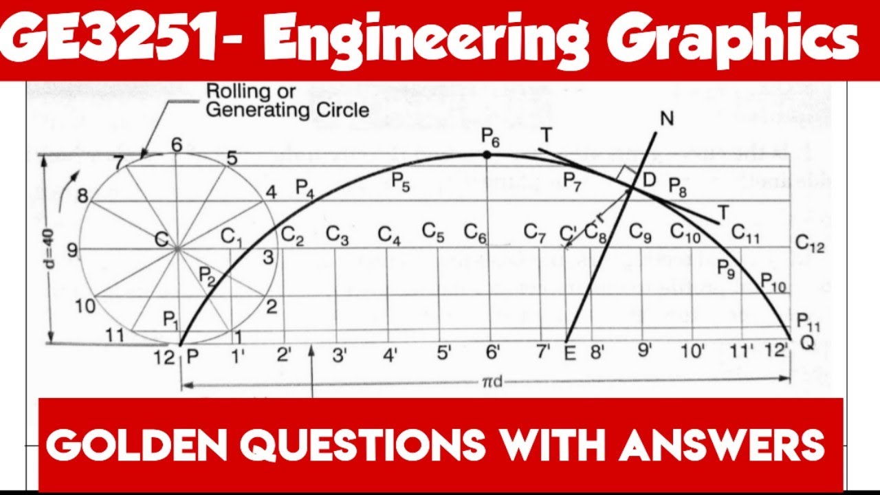 GE3251|Engineering Graphics|Golden Questions|கடைசியாக இதையும் பாருங்கள் ...