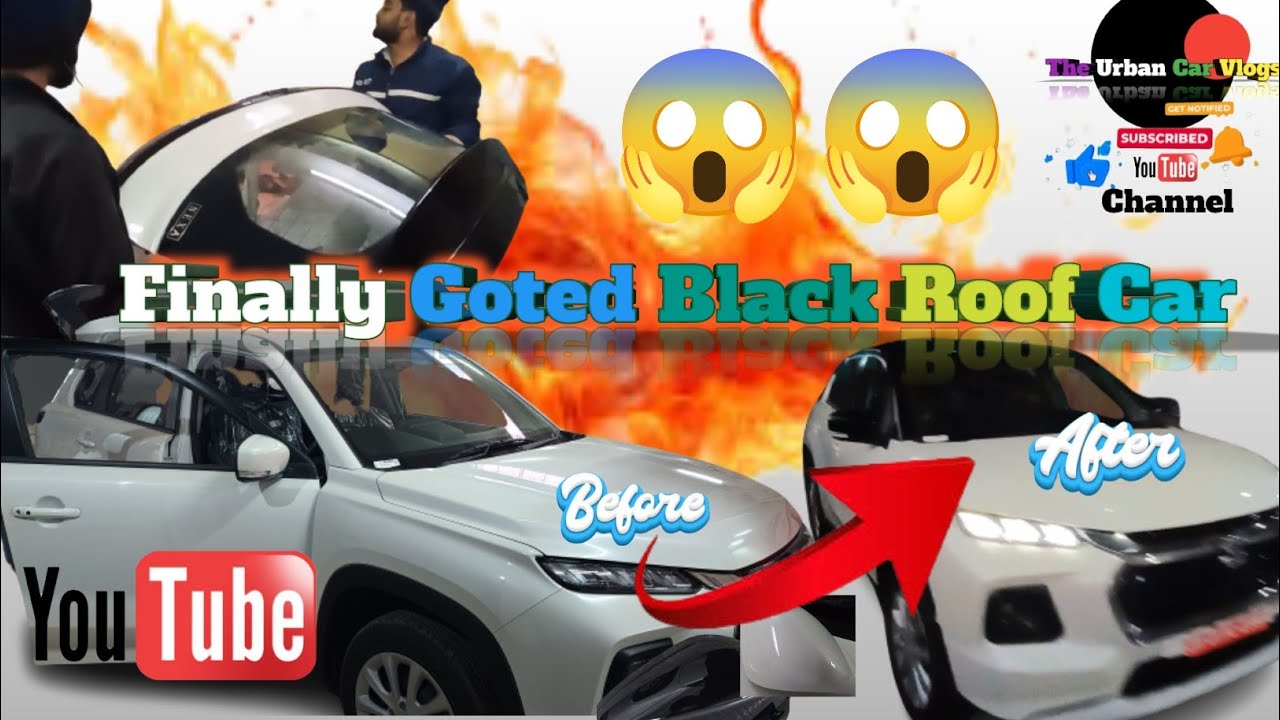 Grand Vitara Black Roof Painting karna Kaafi Mushkil se hua Legal or