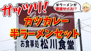 【半ラーメンがもはや普通サイズの大衆食堂】松川食堂【栃木グルメ】282