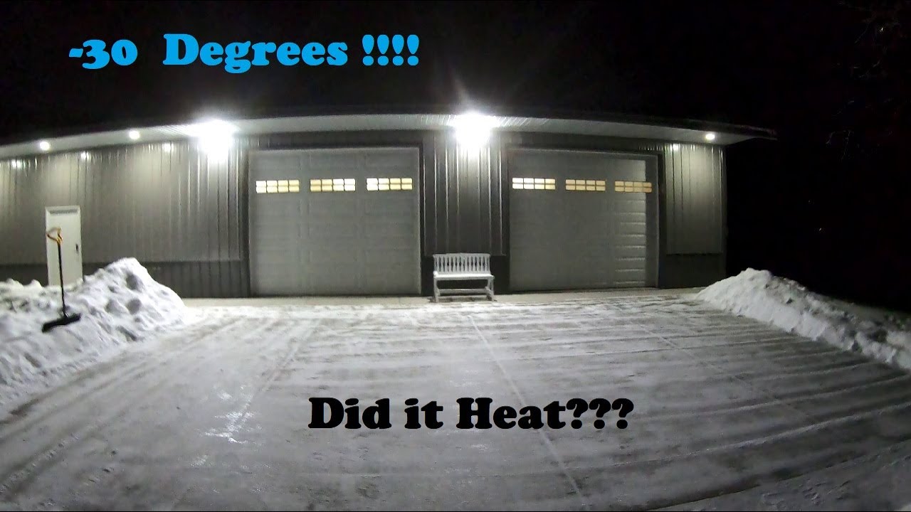 30 Degrees ! Did it Heat? NO Slab Insulation & Tankless Water Heater