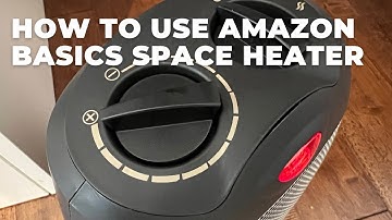 How to Use/Set Temperature on Amazon Basics Space Heater