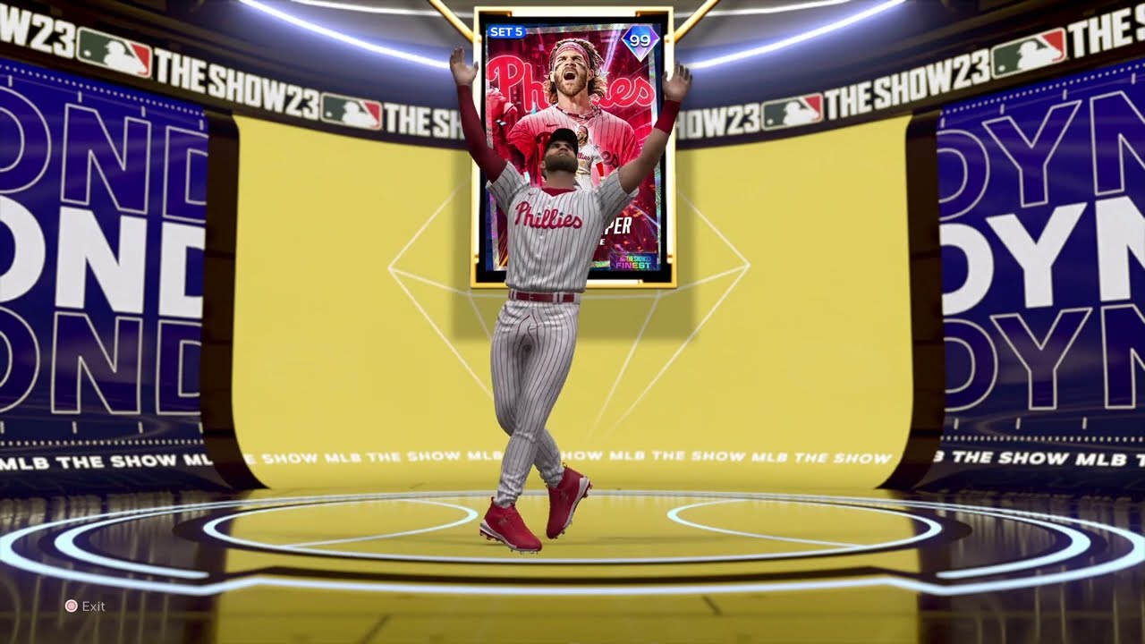 Pulling The New Finest 99 Bryce Harper On The First Day!!! | MLB THE SHOW 23
